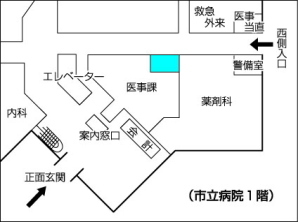 地図：アドボカシー相談室案内図