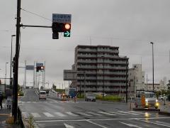 写真：右折矢印信号機