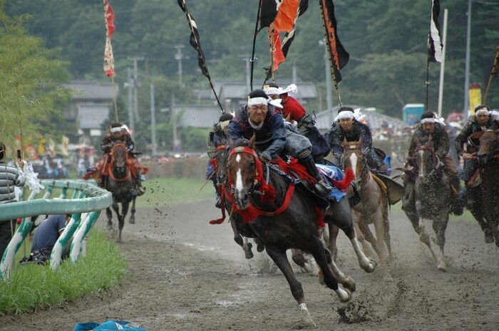 写真：相馬野馬追の様子