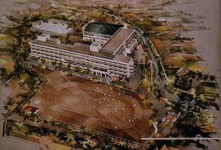 写真：稲城第三中学校全景