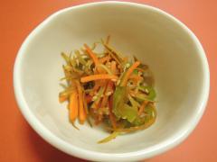 写真：梨の皮のきんぴら