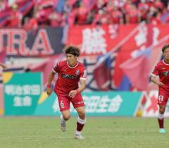 写真：プレー中の輪笠選手2