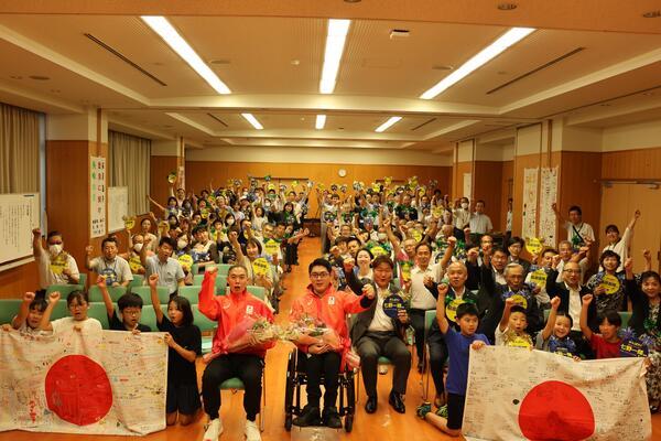 写真：壮行会の様子