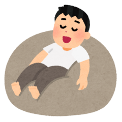 イラスト：ビーズクッション