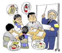 イラスト：予防対策の実施の様子