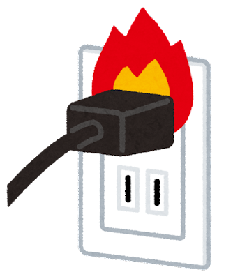 イラスト：トラッキング現象絵