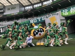 画像：龍井一磨氏となしのすけとヴィーナス