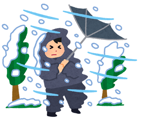 イラスト：台風