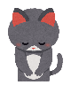 插图：鞠躬的猫