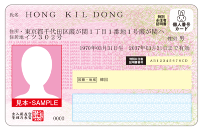 Designated Special Permanent Resident Certificate Image