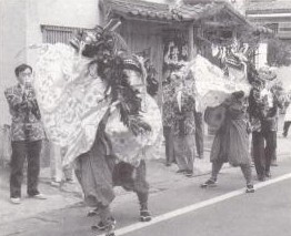 Photo: Lion parading through the community
