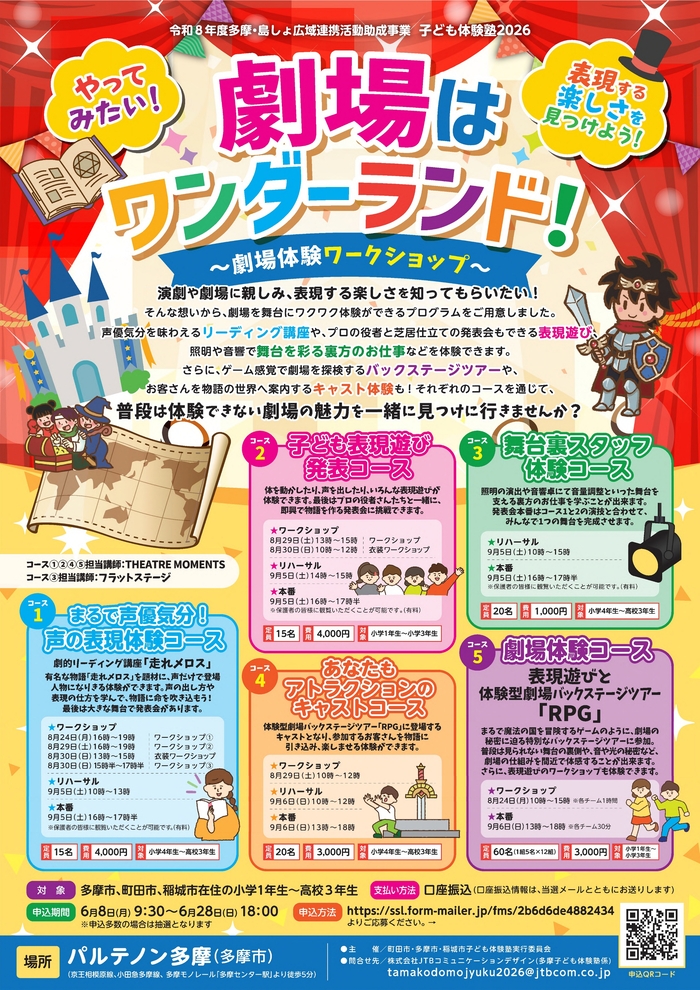 Photo: Children's Experience Workshop Tama Venue Flyer