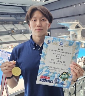 Photo: Yanagisawa player at the 2025 Japan Championship