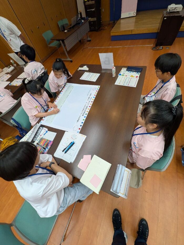 Photo: Creating the Presentation Board