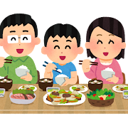Imagen de comida en familia