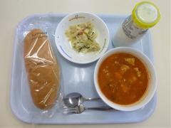 Foto: Comida escolar del 10 de junio