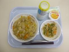 Foto: Comida escolar del 6 de julio