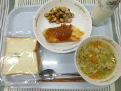 Foto: Comida escolar del 13 de octubre