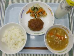 Foto: Comida escolar del 20 de octubre