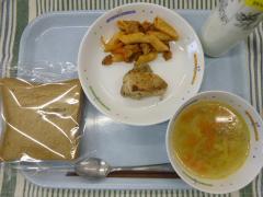 Foto: Comida escolar del 8 de febrero