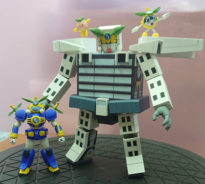 Imagen del modelo a escala hecho por fans