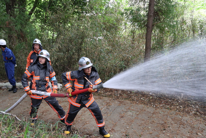 Foto: Ação de jato de água