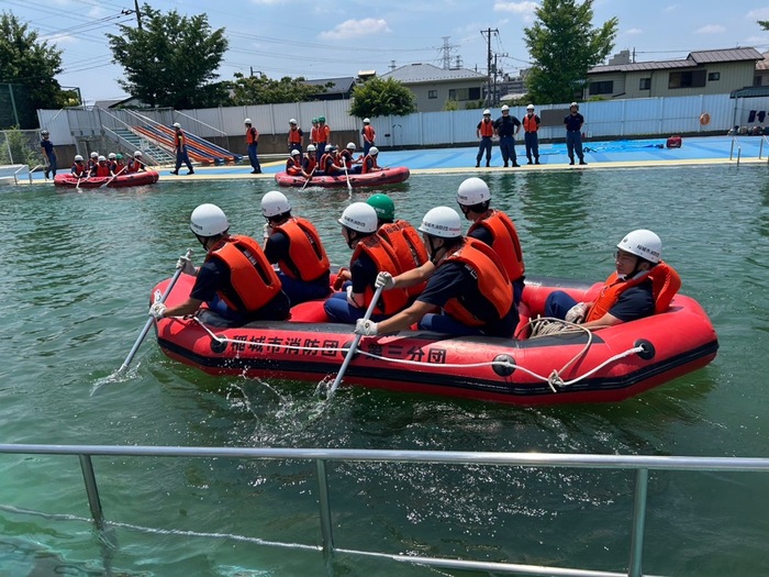 Foto: Cena do treinamento de remo