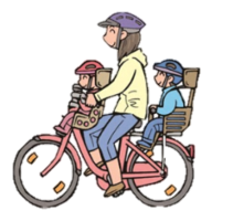 Ilustração: Quando é possível transportar uma criança em cada um dos assentos dianteiro e traseiro