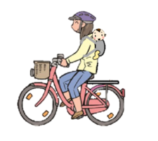 Ilustração: Quando é possível carregar uma criança nas costas