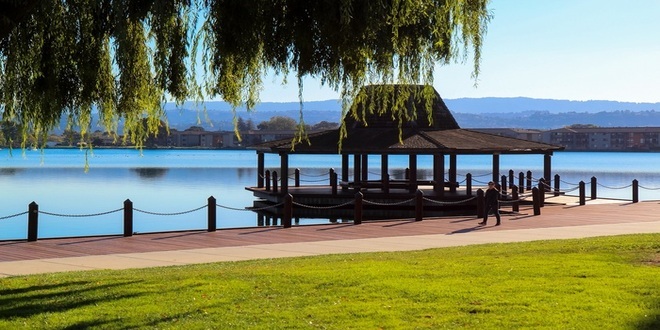 Paisagem urbana da cidade de Foster City