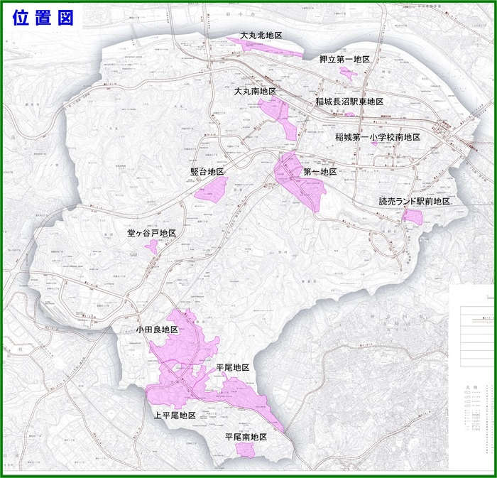 Mapa: Diagrama de localização da conclusão do projeto