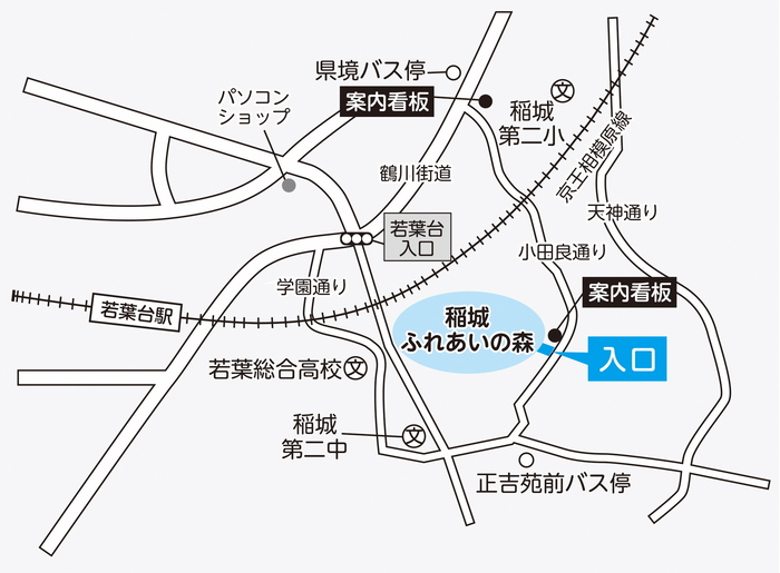 稻城交流森林地圖
