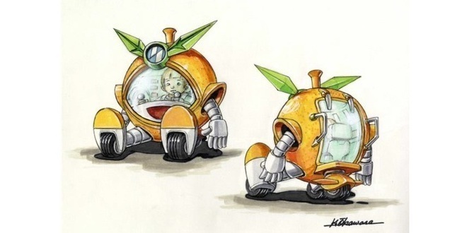 比賽得獎作品的精修圖（大河原邦男先生作品）