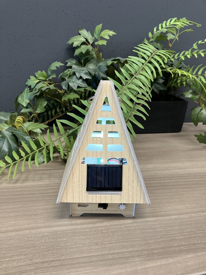 照片：太陽能燈籠樣品