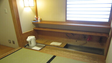 第四公民館 茶室 後方